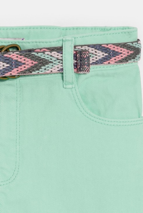 Dekliške balonaste hlače + zelen pas 2