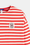 Rotes gestreiftes Matrosen-T-Shirt Mädchen 2