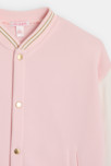 Chaqueta de peluche rosa para niña 2