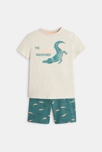 Pyjama-short crocodile beige Garçon