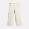 Pantalon à pont beige Fille