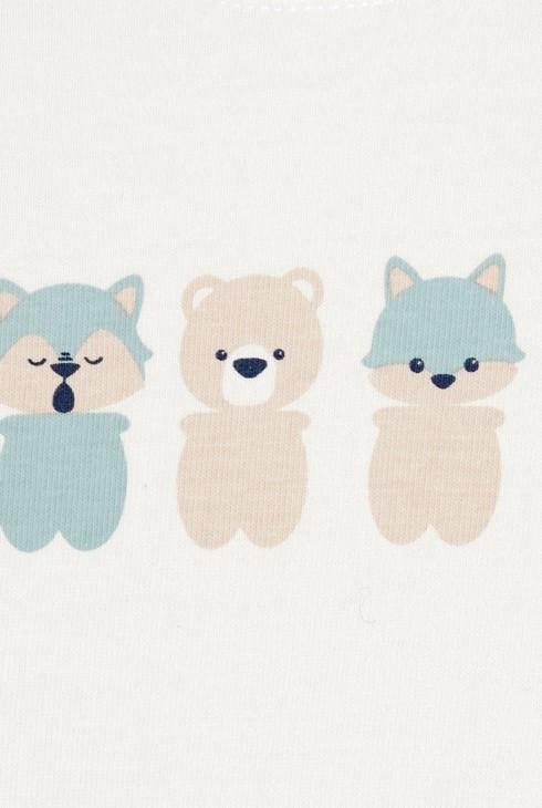 Weißer Babystrampler unisex (2er-Pack) 2