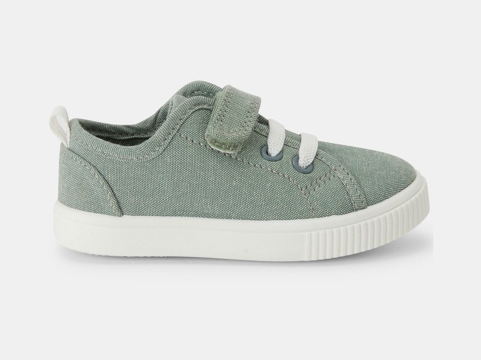 Stoffschuhe khaki Kleinkind Junge 1