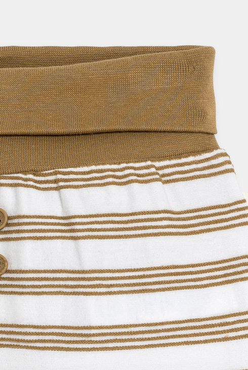 Mehke fantovske kratke hlače s širokim zavihkom za dojenčke (paket 2) 2