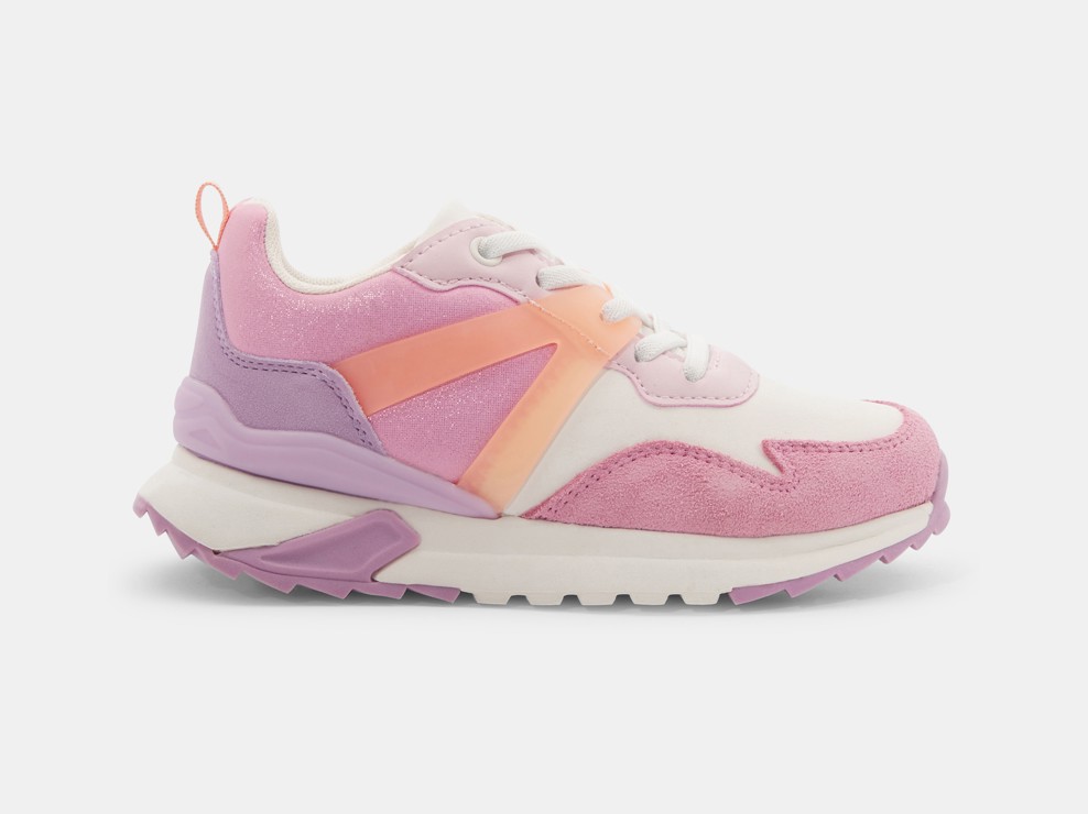 Graue Laufschuhe für Mädchen 1