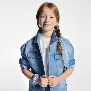 Boys' blue denim jacket 1