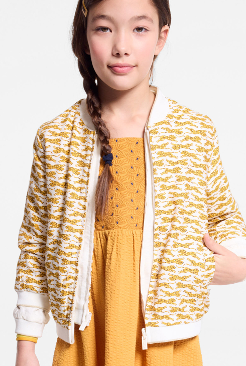 Blouson bomber réversible Fille 1