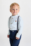 Chemise oxford bleu clair bébé garçon 4
