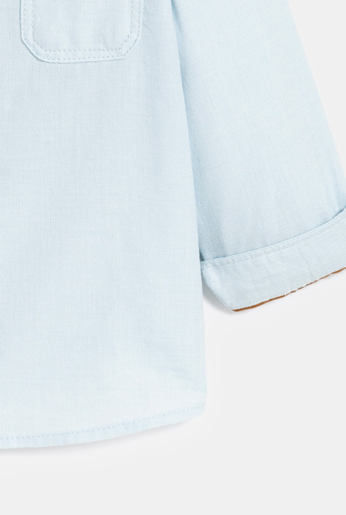 Chemise oxford bleu clair bébé garçon