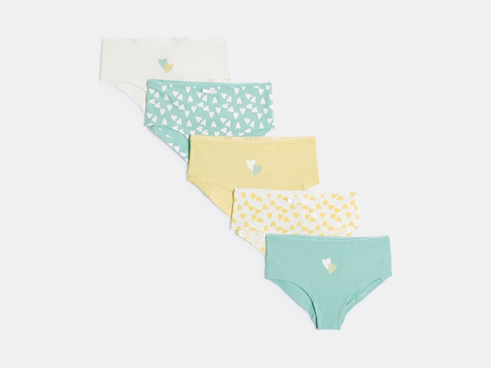 Culottes fantaisie (lot de 5) Fille 1