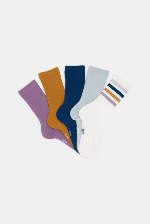 Chaussettes de couleur (lot de 5) Garçon 2
