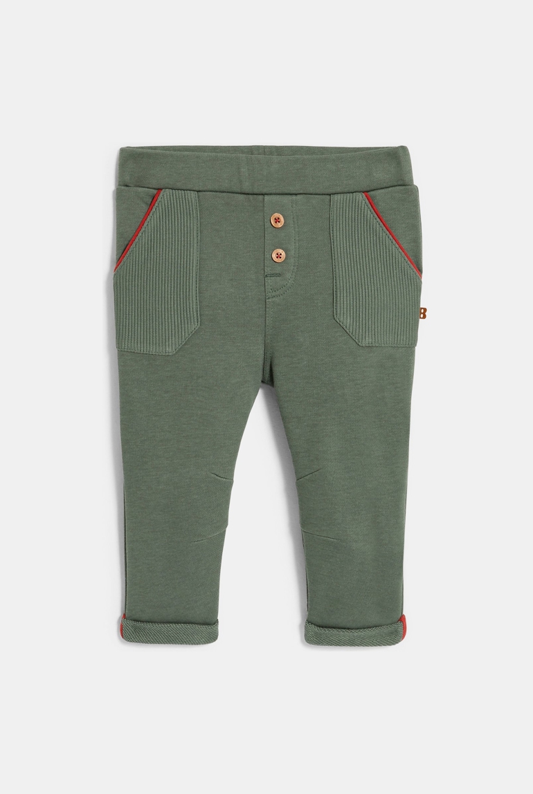 Pantalon molleton vert bébé garçon 1