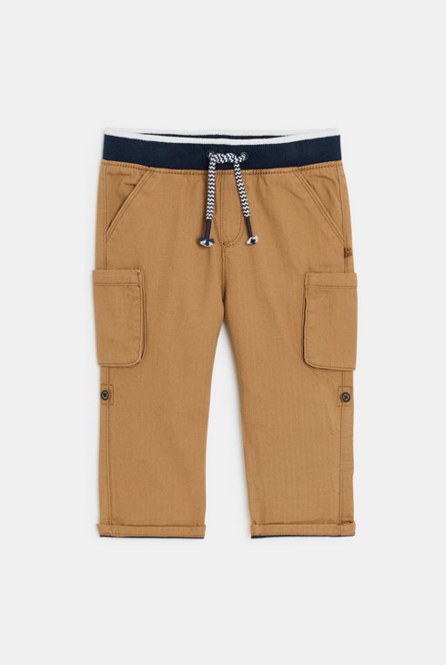 Pantalons cargo marró bebè nen 2