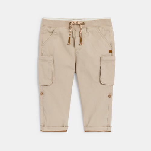 Pantalon Modulable Bébé Garçon - Beige Tres Clair - 9M - OBAIBI