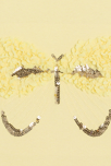 T-shirt manches longues motif papillon jaune Fille 2
