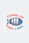 T-shirt poisson blanc bébé garçon 2