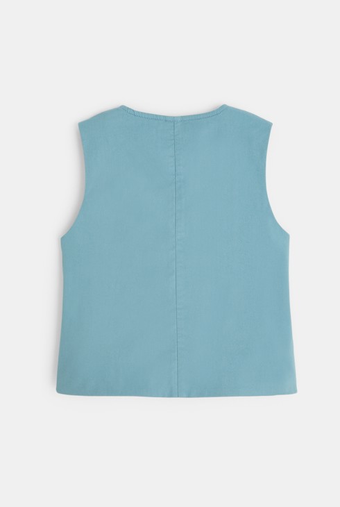 Veston en toile Couleur bleu Garçon