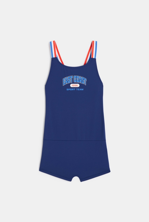 Maillot de bain 1 pièce bleu Fille 1