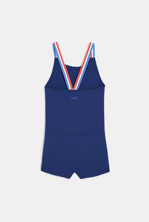 Girl's blue swimming costume 2
