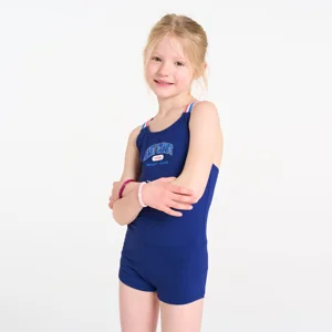 Girl's blue swimming costume 1