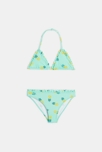Maillot de bain 2 pièces imprimé ananas vert Fille