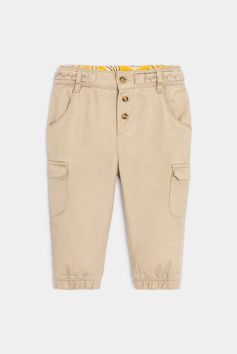 Pantalon battle beige bébé fille 1