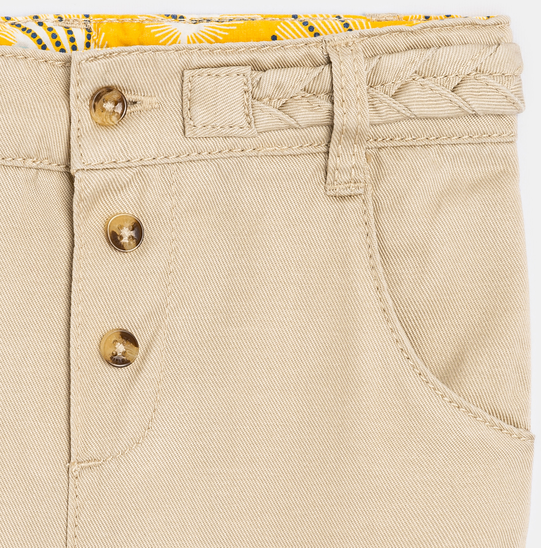 Beigefarbene Battle-Hose Baby Mädchen 2