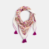 Foulard carré imprimé Fille