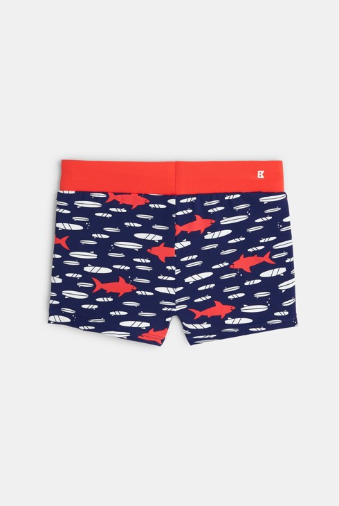 Short de bain motif requin bleu Garçon 2