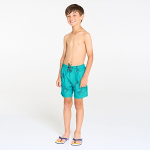 Short de bain imprimé zèbre bleu Garçon 1