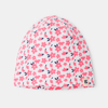 Bonnet fleurs rose Fille