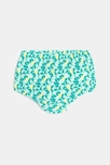 Blauwe katoenen jurk met citroentjes voor babymeisjes 3