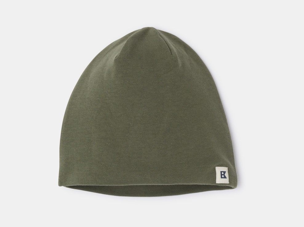 Bonnet en coton vert Garçon 1