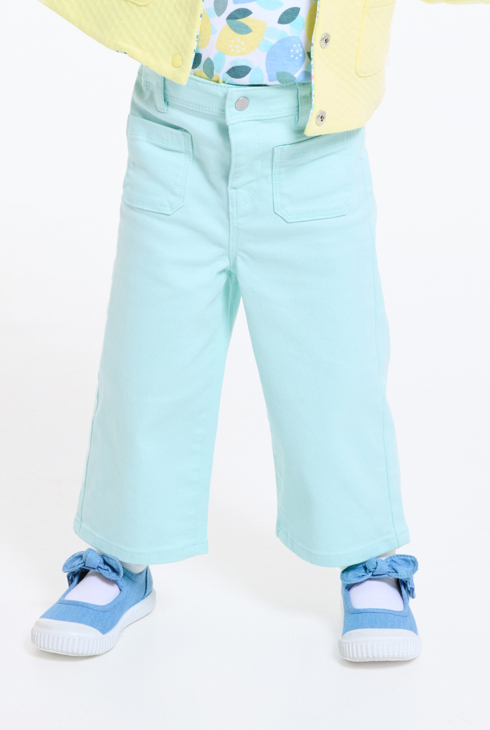 Weite Babyhose in Blau für Mädchen 2
