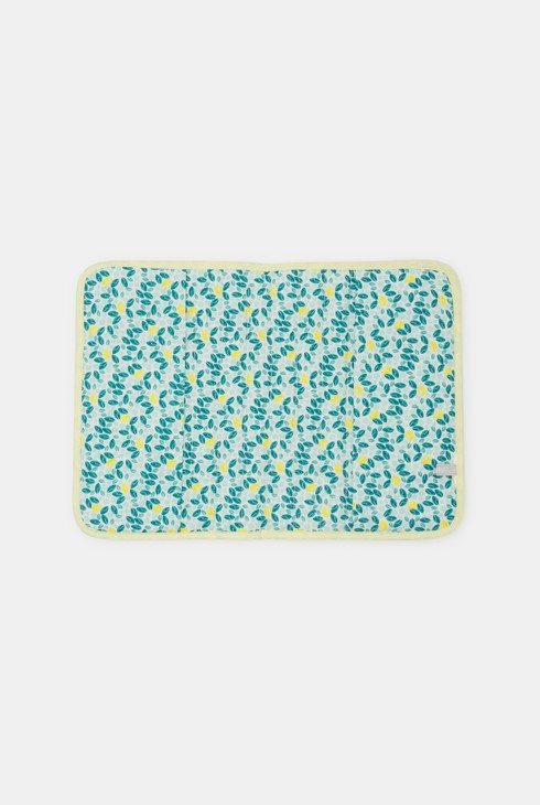 Protège carnet de santé citrons jaune naissance