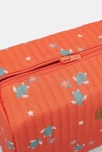 Rote Kulturtasche mit Schildkrötenmotiv zur Geburt 2