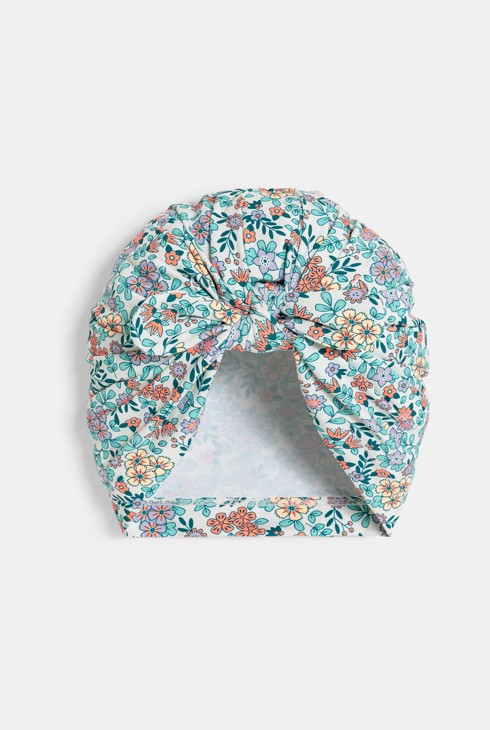 Dekliški cvetlični kopalni turban za dojenčke 2