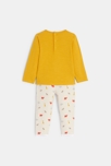 Pyjama chameau jaune bébé fille 3