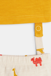 Pyjama chameau jaune bébé fille 5