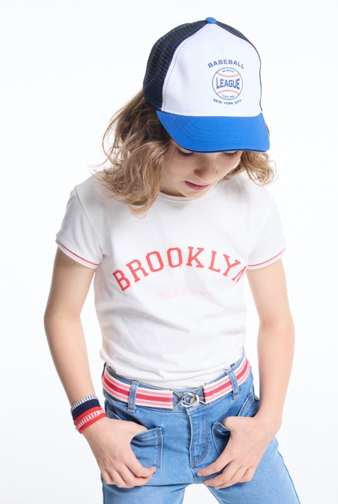 Blaues Netzcap für Jungen 2