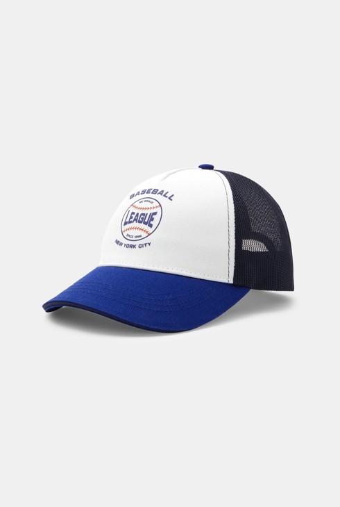 Baby boy's blue mesh cap 2