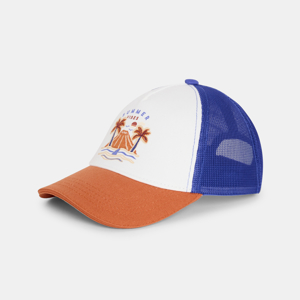 Boy's blue mesh cap 1