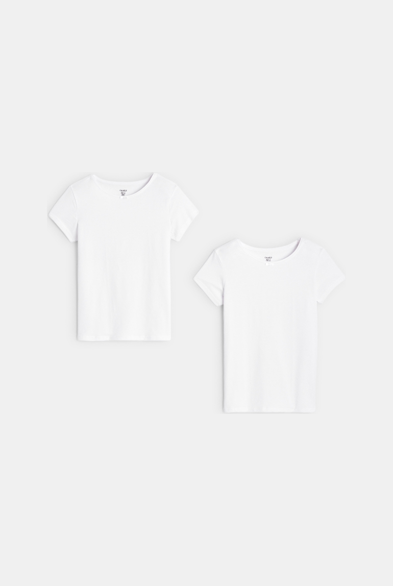Maillot de corps blanc (lot de 2) Fille 1