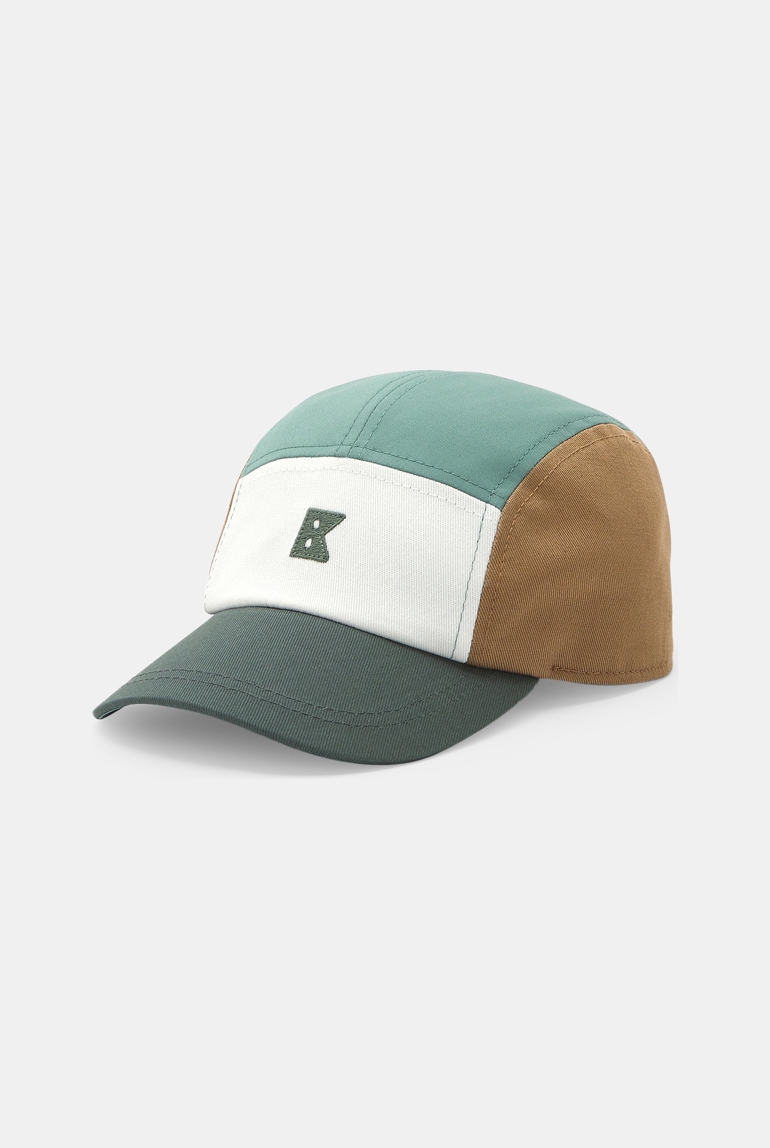 Grüne Colorblock-Kappe für Jungen 1