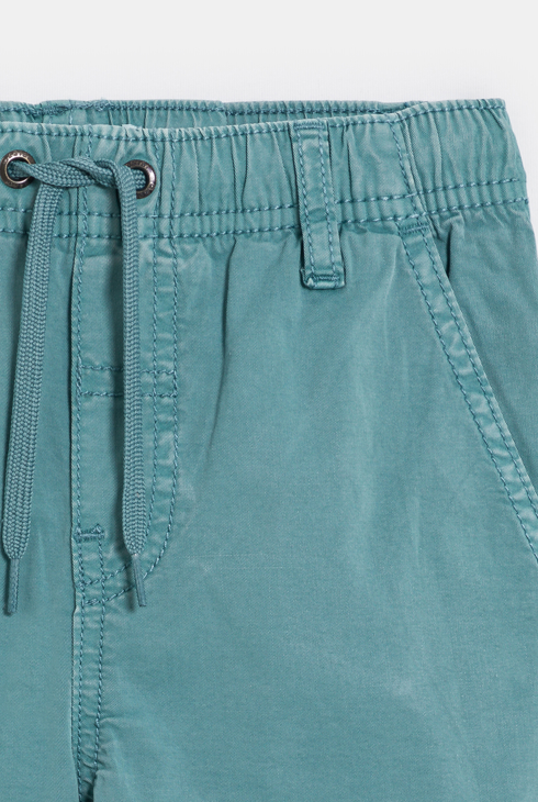 Pantalon jogger en toile bleu Garçon