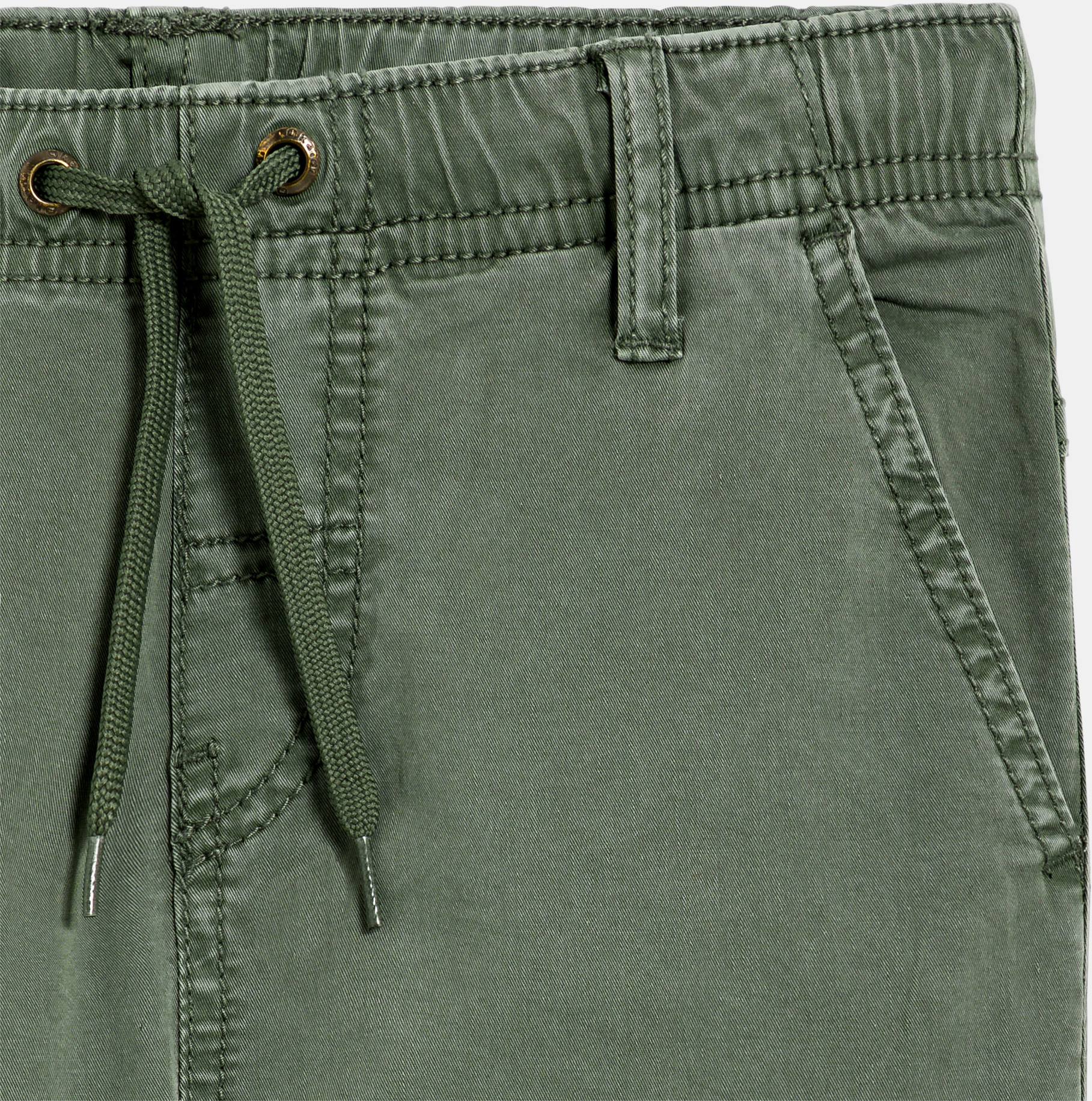 Kaki platnene jogger hlače za dječake 2