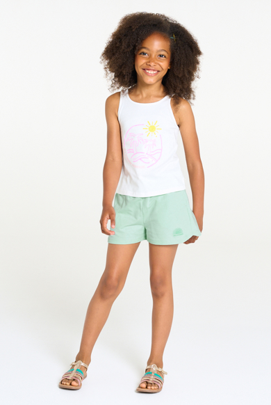 Short Molleton Short Enfant Sport Short Molletonné à Motif Active