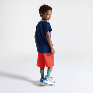 Rote Bermuda-Shorts aus Molton für Jungen