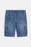 Bermuda in denim lavato blu bambino 3