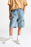 Bermudas vaqueras azul desteñido niño 4
